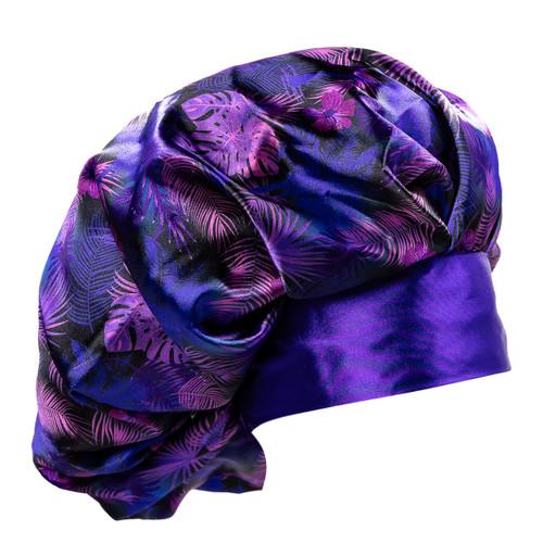 Cala ADJUSTABLE BONNET: PURPLE JUNGLE