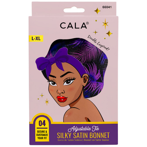 cala ADJUSTABLE BONNET: PURPLE JUNGLE