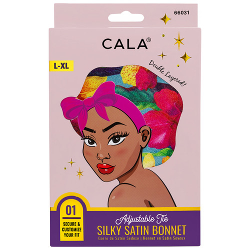 cala ADJUSTABLE BONNET: TROPICAL FLOWERS