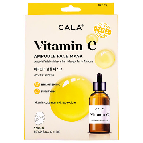 cala AMPOULE FACE MASK: VITAMIN C (5PK)