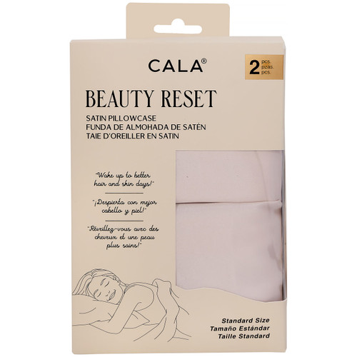 cala BEAUTY RESET SATIN PILLOWCASE: STANDARD (2PK)
