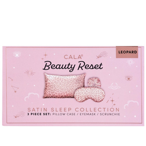 cala BEAUTY RESET SATIN SLEEP COLLECTION (LEOPARD)