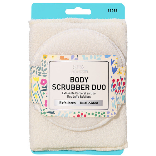 cala BODY SCRUBBER DUO | FLORAL PRINT (2PK)