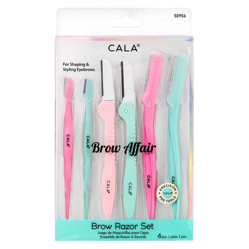 cala BROW AFFAIR: BROW RAZOR SET (6PCS)