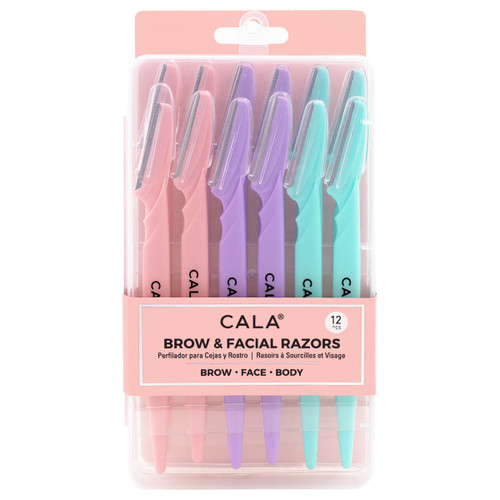 cala BROW & FACIAL RAZORS (12PCS)