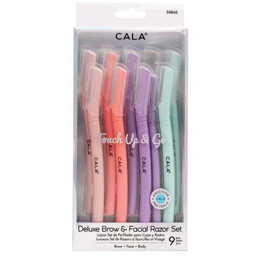 cala BROW & FACIAL RAZORS (9PCS)