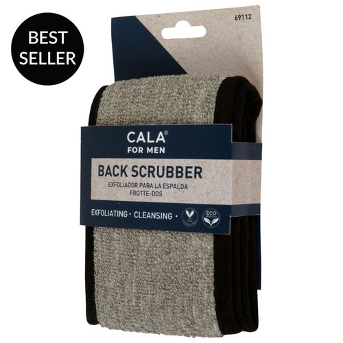 cala CALA FOR MEN: BACK SCRUBBER (TAUPE / BLK)