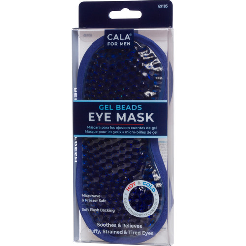 cala CALA FOR MEN: GEL BEAD EYE MASK (NAVY)