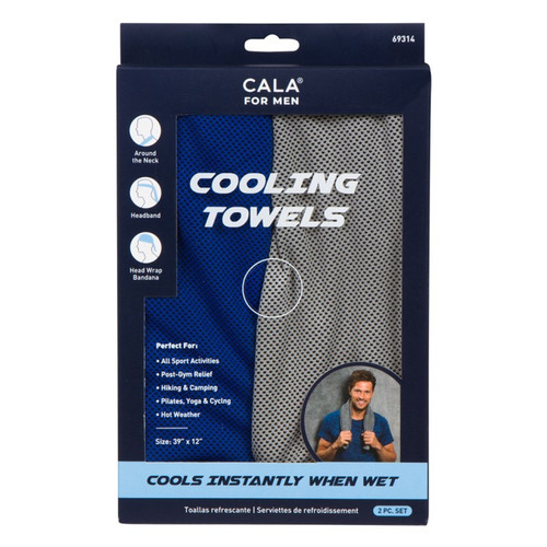 cala CALA FOR MEN: MESH COOLING TOWELS