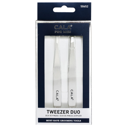 cala CALA FOR MEN: TWEEZER DUO (POINT + SLANT)