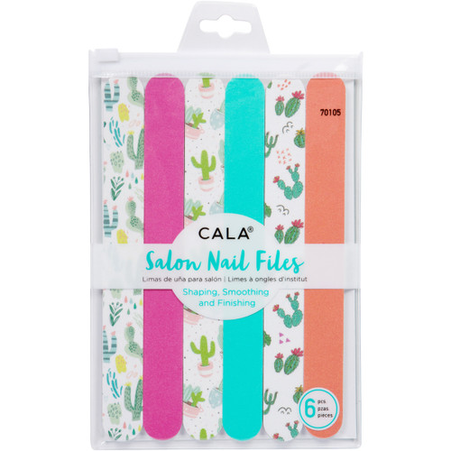 cala CALA SALON NAIL FILES: CACTUS (6PCS)