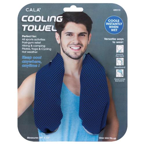 cala COOLING TOWEL (COBALT BLUE)