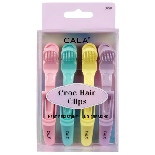cala CROC HAIR CLIP | PASTEL TONES (4PK)
