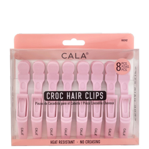 cala CROC HAIR CLIP | PINK (8PK)
