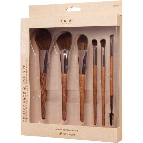 cala DARK BAMBOO DELUXE FACE & EYE SET (6 PCS.)