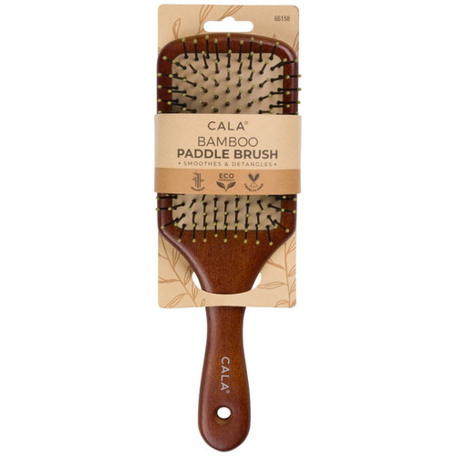cala DARK BAMBOO PADDLE HAIR BRUSH (LARGE)