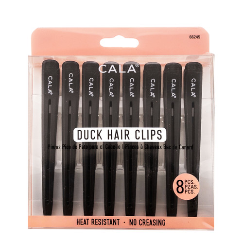 cala DUCK HAIR CLIP | BLACK (8PK)