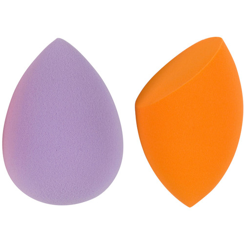 Cala DUO BLENDING SPONGES: LAVENDER/ORANGE (2PCS)