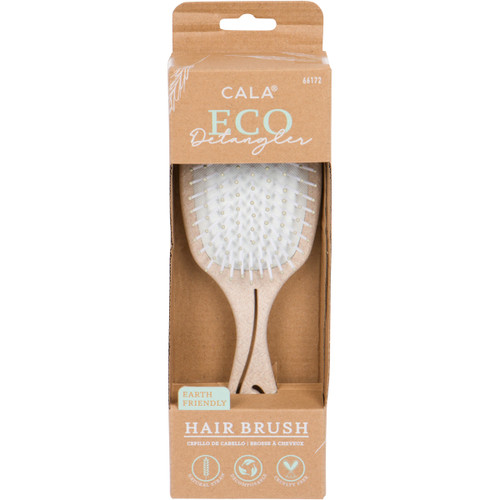 Cala ECO DETANGLER PADDLE BRUSH: EARTH