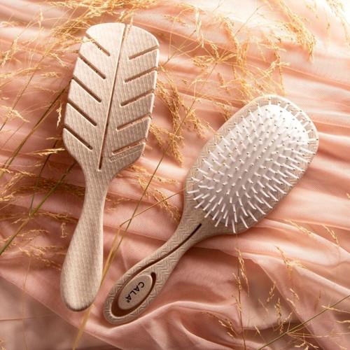 Cala ECO DETANGLER PADDLE BRUSH: EARTH