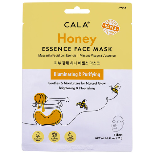 Cala ESSENCE FACIAL MASKS: HONEY (5 PKS)