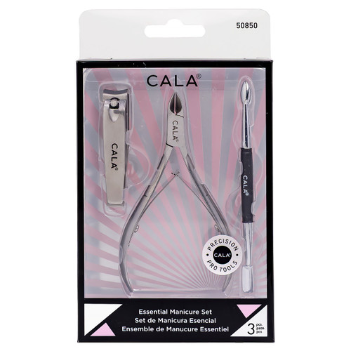 cala ESSENTIAL MANICURE SET: CHROME (3PCS.)
