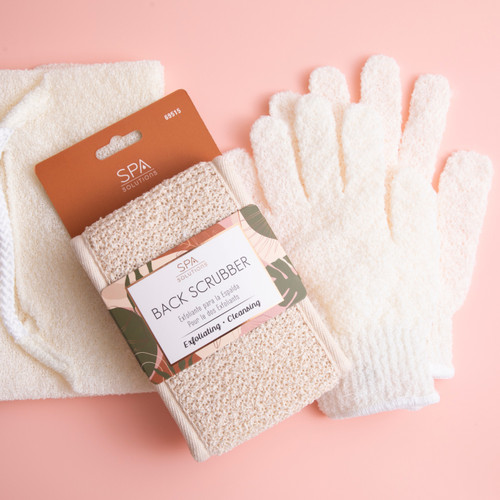 Cala EXFOLIATING BACK SCRUBBER: CREAM