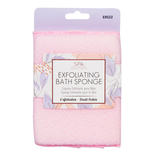cala EXFOLIATING BATH SPONGE: PINK