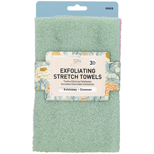cala EXFOLIATING BATH TOWELS: BLOOMING COMFORT