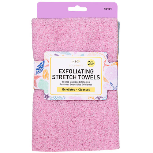 cala EXFOLIATING BATH TOWELS: SEA CHARM
