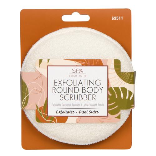 cala EXFOLIATING ROUND BODY SCRUBBER: CREAM