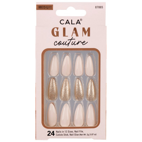 cala GLAM COUTURE | MEDIUM ALMOND GLITTER