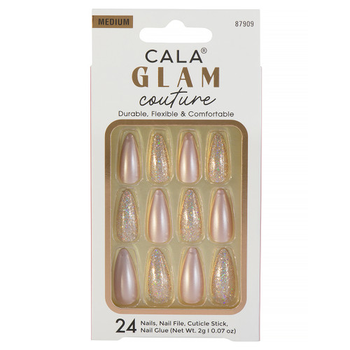 cala GLAM COUTURE | MEDIUM ALMOND ROSEGOLD/GLITTER