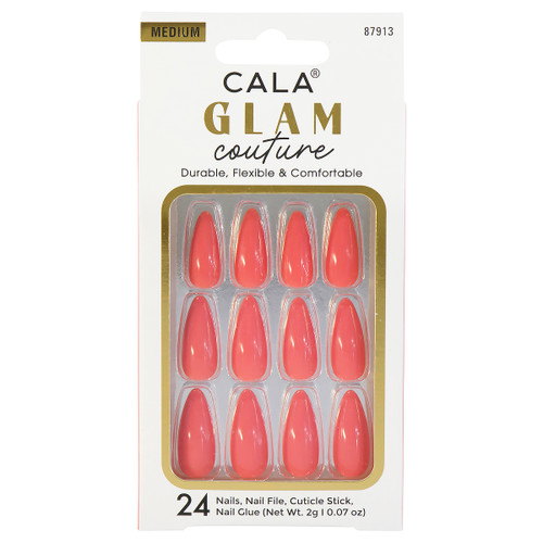cala GLAM COUTURE | MEDIUM ALMOND SHINY CORAL
