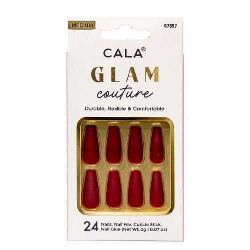 cala GLAM COUTURE | MEDIUM COFFIN RED MATTE