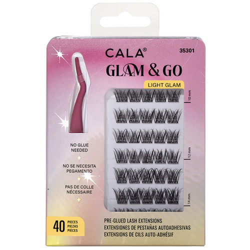 cala GLAM & GO - LIGHT GLAM PRE-GLUED CLUSTERS