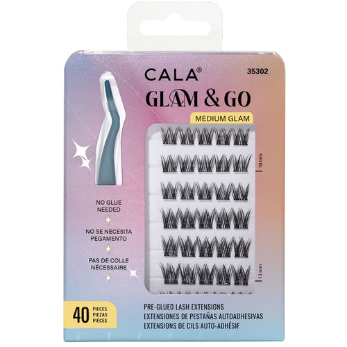 cala GLAM & GO - MEDIUM GLAM PRE-GLUED CLUSTERS