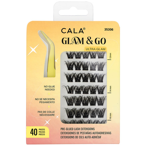 cala GLAM & GO - ULTRA GLAM PRE-GLUED CLUSTERS