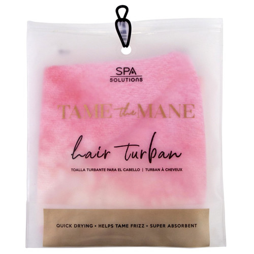 cala HAIR TURBAN (PINK TIE DYE)