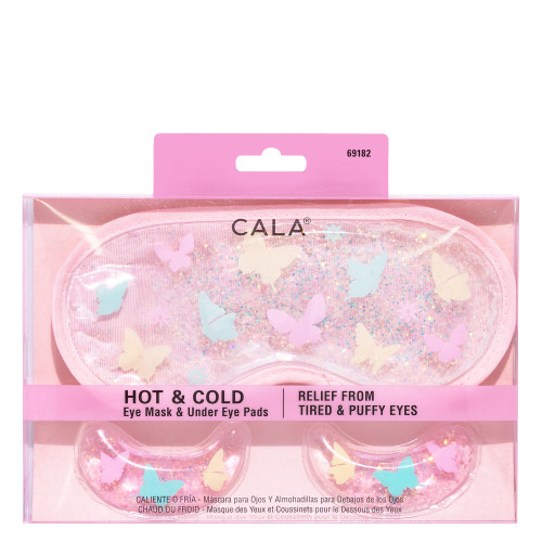 cala HOT & COLD EYE MASK SET (BUTTERFLY)
