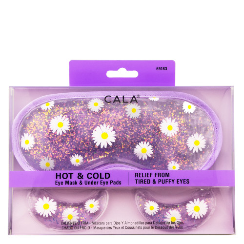 cala HOT & COLD EYE MASK SET (DAISY)