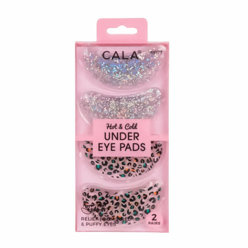 cala HOT & COLD EYE PADS: (GLITTER / ANIMAL PRINT) 2PK