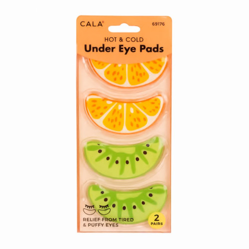 cala HOT & COLD EYE PADS: (ORANGE & KIWI) 2PK