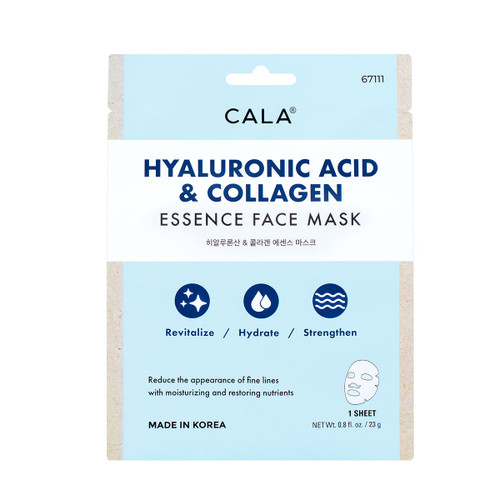 Cala HYALURONIC ACID & COLLAGEN SHEET MASK (5 PCS)