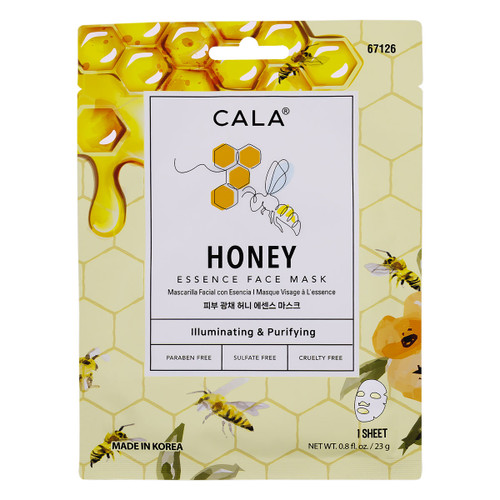 Cala ILLUMINATING ESSENCE FACE MASKS: HONEY