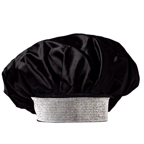 Cala JEWEL BAND HAIR BONNET: BLACK