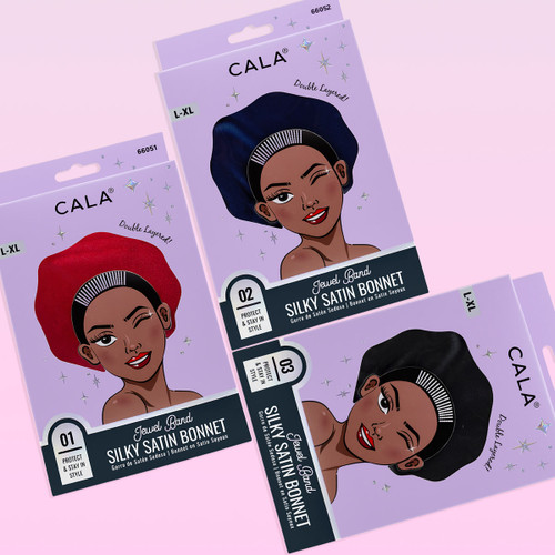 Cala JEWEL BAND HAIR BONNET: BLUE