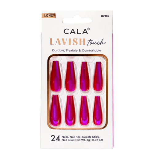 cala LAVISH TOUCH | LONG COFFIN MAGENTA CHROME