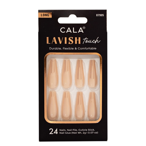 cala LAVISH TOUCH | LONG COFFIN PEACH CHROME