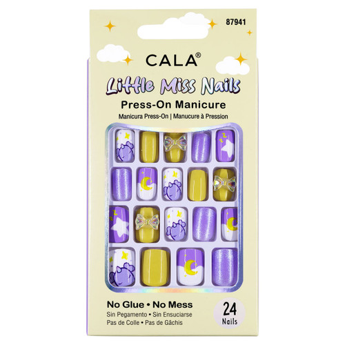 cala LITTLE MISS NAILS: LAVENDER/YELLOW